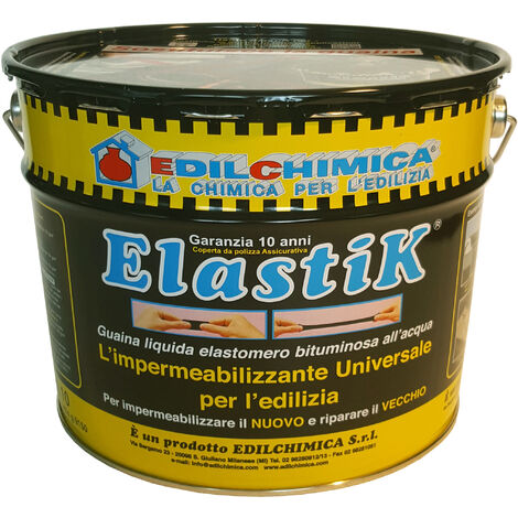 Elastik impermeabilizzante kg 5 + tessuto non tessuto h 0,25 x mt