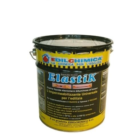 Elastik latta da 5 kg guaina liquida elastomero bituminosa all’acqua