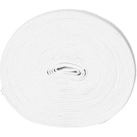 Élastique Boutonnière Portable Multifonction pour Bureau Maison Outil Pratique de Fixation en Caoutchouc Blanc