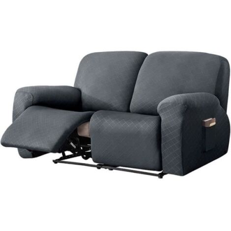 Elastique Canapé Relax Sofa Housse avec Poche 2 Place Fauteuil Relax Housse De Canapé Antidérapant Les Chats Et ProtègeC