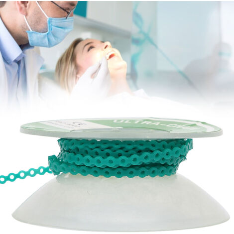 Élastique orthodontique coloré pour appareil dentaire - Vert clair