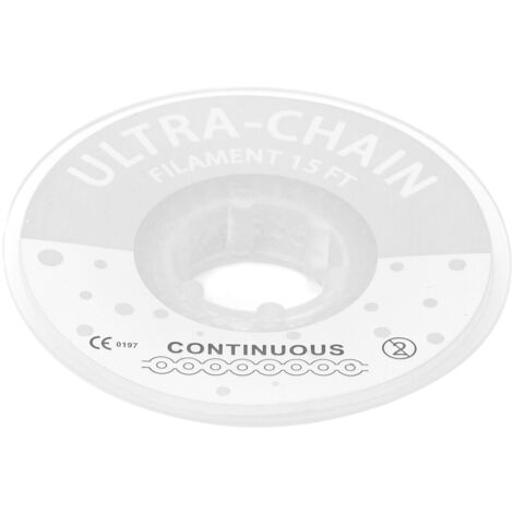 Élastique orthodontique transparent et flexible pour appareils dentaires, chaîne continue