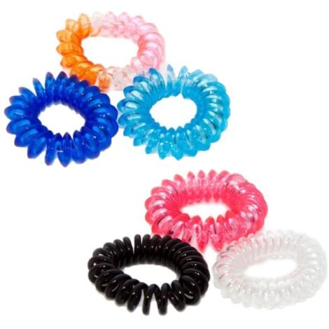 Élastiques à cheveux DONEGAL Tele-Wire (FA-5587) couleurs assorties, paquet de 3 pièces
