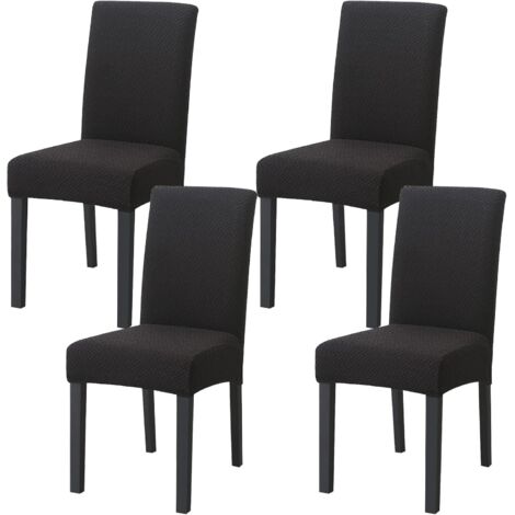 Elastische Stuhlhussen, 4er-Set, moderne Stretch-Stuhlhussen
