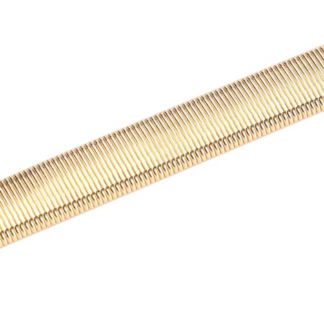 Elastischer, magnetischer Gardinenhalter mit Blumen- und Diamantenmuster, flexible Rolle mit starkem Magnetverschluss, Gold, 33 cm