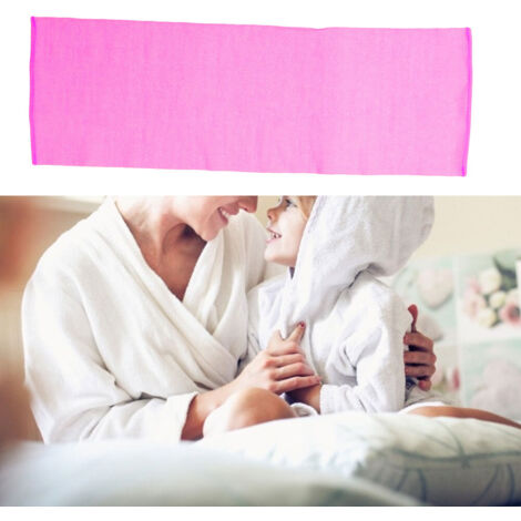 Elastischer Peelinghandschuh, maschinenwaschbar – Leuchtendes Pink