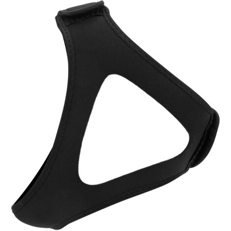 Elastisches Anti-Schnarch-Kinnband für Damen und Herren – Schwarz
