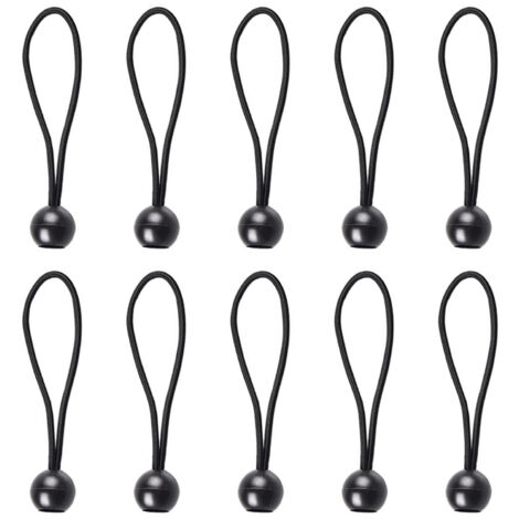 Elastisches Band mit Kugel • 8er-Pack • UV-beständiges Nylon • 15 cm/20 cm