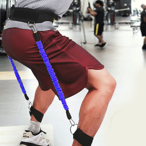 Elastisches Fitnessband für die Beine – Heimtrainingsgerät für Krafttraining und Sprünge