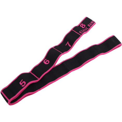 Elastisches Fitnessband für Yoga und Tanz – Strapazierfähiges Stretchband in Rosarot