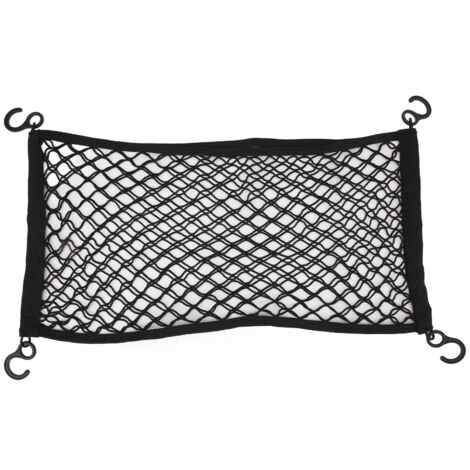 Elastisches Gepäcknetz für Campingwagen, mit Latexhaken, Gummibefestigungsband und doppellagigem Netzgewebe für den Außenbereich