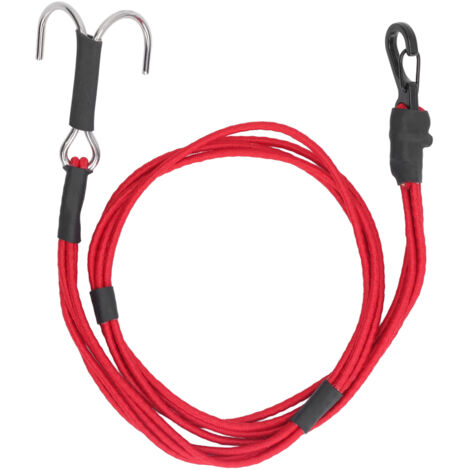 Elastisches RC-Abschleppseil mit Haken für Modelle im Maßstab 1:10 und 1:8, rot – Elastische Bergung und Traktion