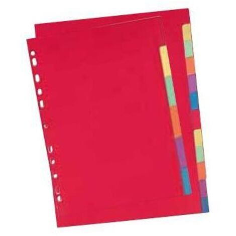 Elba 100204882 divisore Cartoncino Multicolore 12 pz