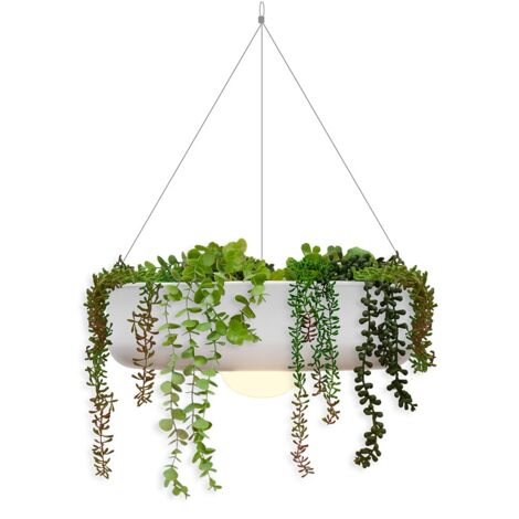 ELBA 39 cm Lampada a sospensione con luce calda a LED e batteria ricaricabile. Realizzata in Spagna