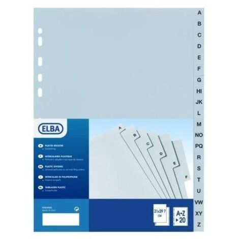 Elba 400006685 intercalare Polipropilene (PP) Multicolore