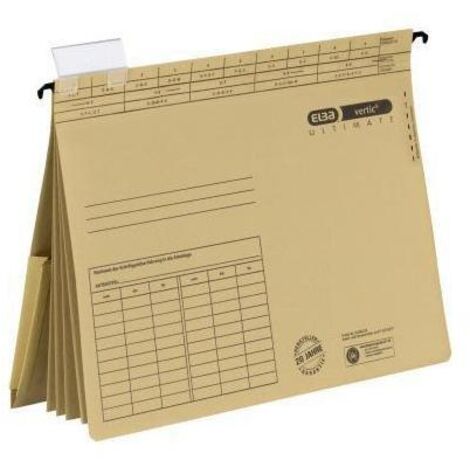 ELBA Hängehefter vertic ULTIMATE 100082310 DIN A4 kfm. Heftung braun