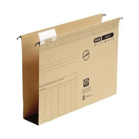 ELBA Hängesammler Ultimate A4 100570017 Hartpappe 6cm naturbraun