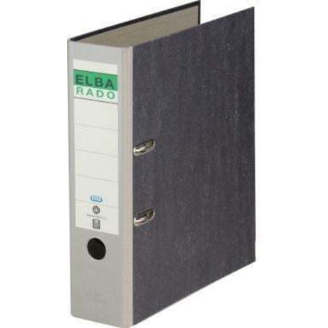 ELBA Ordner ELBArado 100022602 DIN A4 80mm Pappe grau