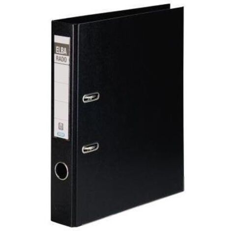 ELBA Ordner ELBAradoplast 100022624 DIN A4 50mm PVC schwarz
