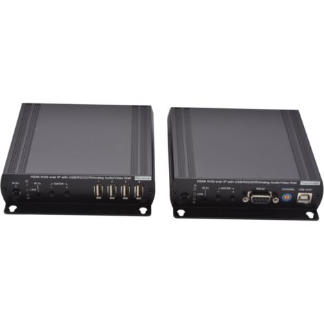 Elbac S15016-BK Déport HDMI et 4x USB sur RJ45 en Réseau