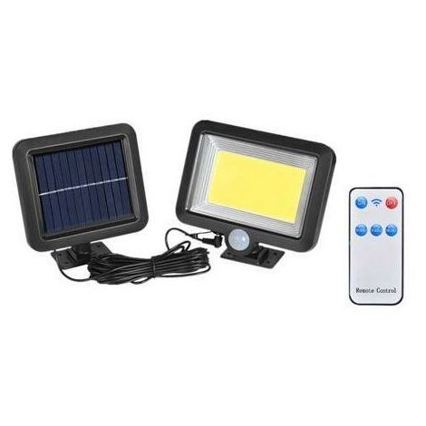 Foco Solar LED 84 Exterior + Sensor Movimiento + Control Remoto >  Iluminacion > Focos LED > Electro Hogar