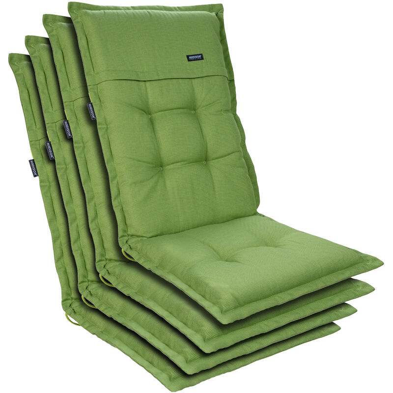

Elbe Cojín acolchado Cojín de exterior para sillas con respaldo alto Silla de jardín Dralón 50x120x8cm