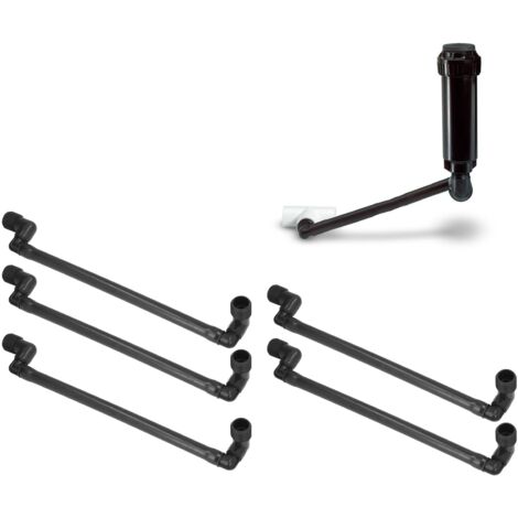 [Elbow Pipe] G3/4 Thread Rotatable Swing Joint Assembly - 5PCS PE Flexible Lawn Irrigation System