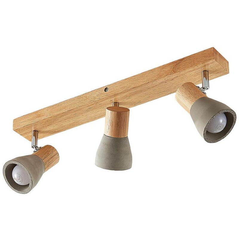 Eletta faretto da soffitto, 3 luci, lungo - grigio...