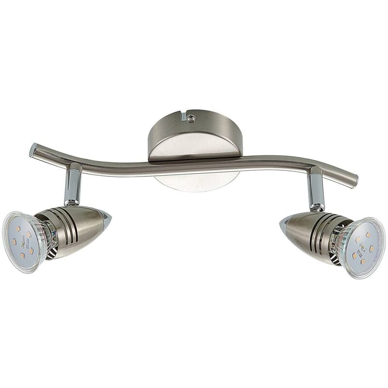 

ELC Kalean foco LED, níquel, 2 focos
