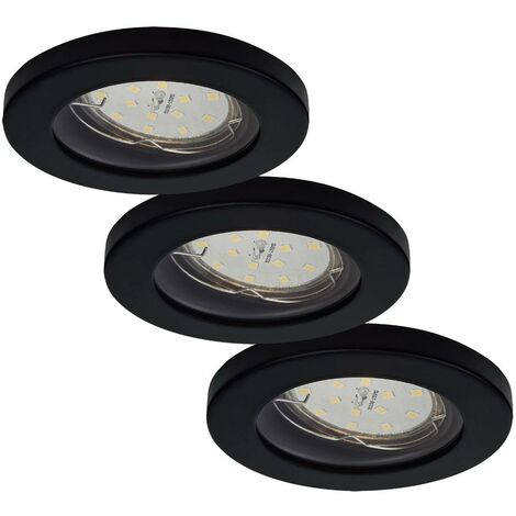 ELC LED 'Delfan' in Nero da Alluminio