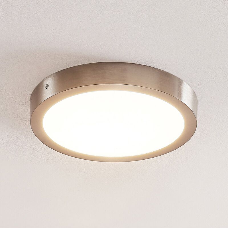 

ELC Merina lámpara LED de techo, níquel, 30cm