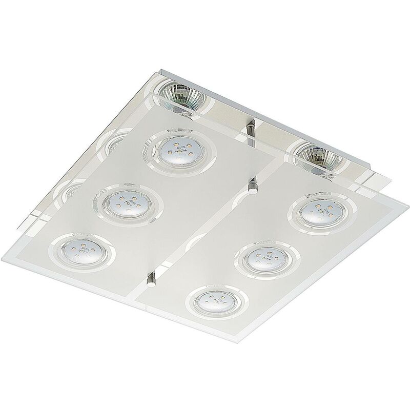 

ELC Tahyla lámpara LED de techo GU10 vidrio, 32 cm