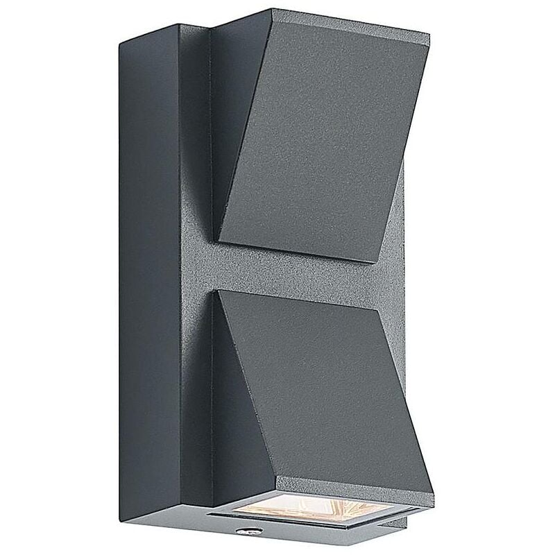 

ELC Taloma aplique LED de exterior 2 luz antracita