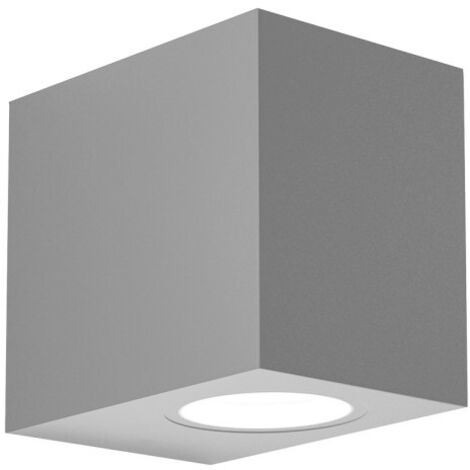 Elch Außenwandleuchte 1xgu10 grau ip44 8x7x9 cm