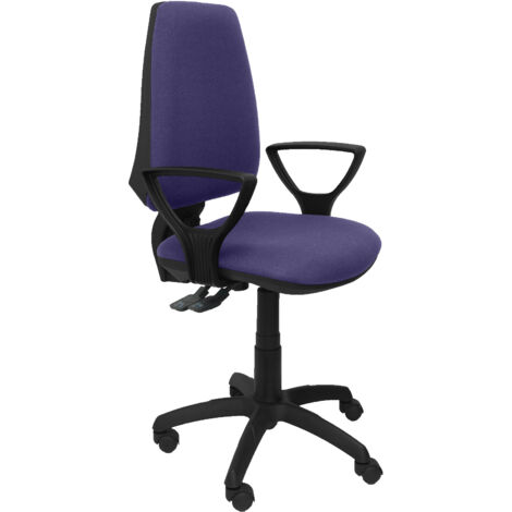 Elche S bali, chaise bleu clair à bras fixes