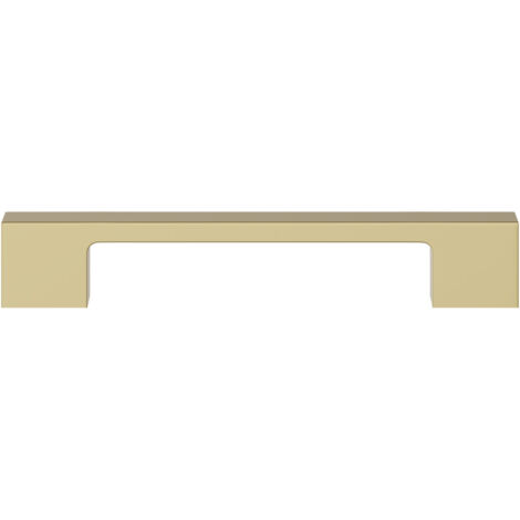 Elder Brushed Brass 128mm Furniture Handle