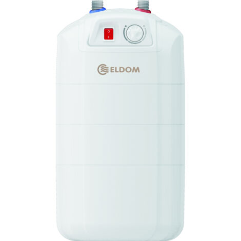 Eldom – Chauffe-eau électrique sous évier 15L – Puissance 2 kW – Classe B – Installation verticale – Isolation en mousse polyuréthane