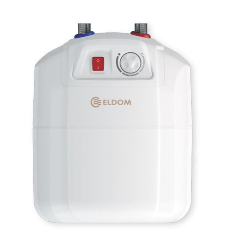 Eldom – Chauffe-eau électrique sous évier 6,5L – Puissance 1,5 kW – Isolation mousse polyuréthane – Dimensions 340x285x288mm