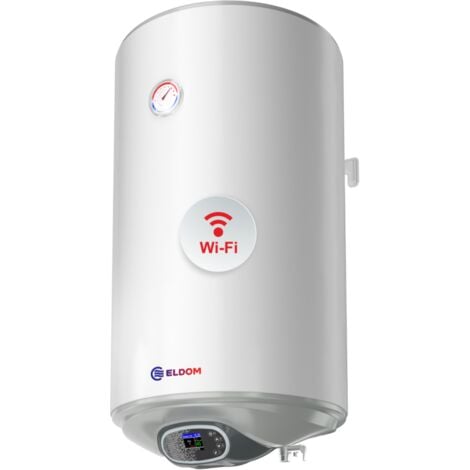 Eldom favourite 50 litre storage unvented water heater 2kw with wi fi control - smart efficient compact