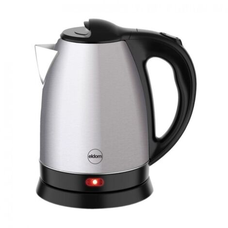 Eldom Humi Wasserkocher aus Stahl, 1800 W, Fassungsvermögen 1,7 l, flach