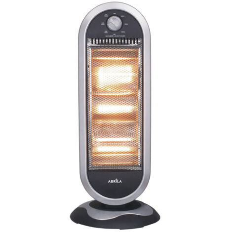 Elect.candente Herd 1200w schwarz/silber 3powers oszillierende 3elemtos Griff und Anti-Tilt 70x30x30cm