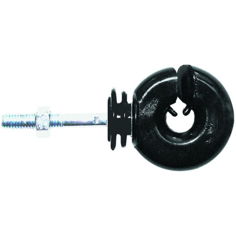 Electra Ringisolator M6 - für Metallpfähle - 25 Stück