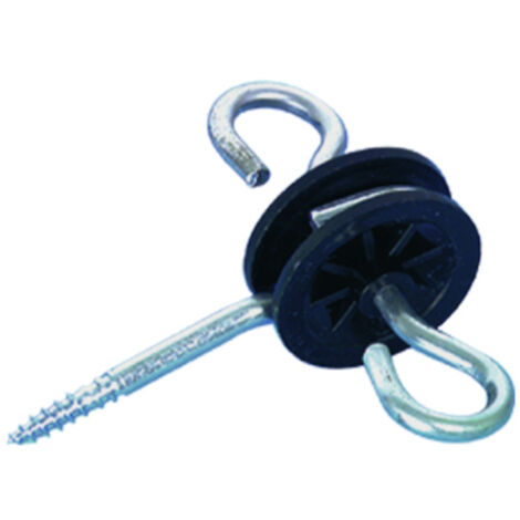 Electra Torgriffisolator für Weidezäune - drehbar, mit Rolle - 5 Stück