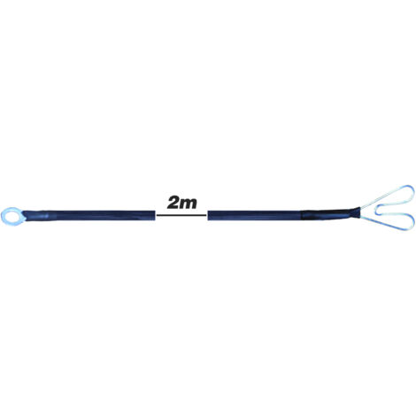 Electra Zaunkabel PROFI - mit Ringöse und Herzklemme, 2 m