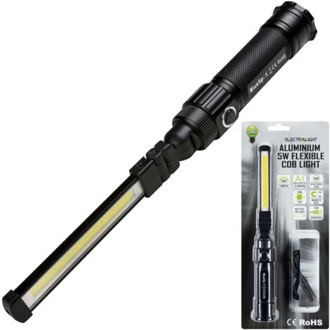 Electralight 280 Lumen Rechargeable Magnetic Wand Type Aluminium USB Lamp