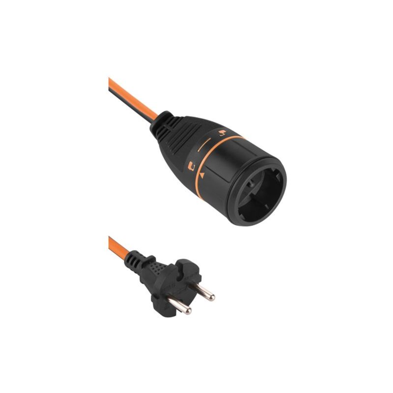 Prolongateur jardin verouillage Electralock vvf 2x1.5 40m - Electraline