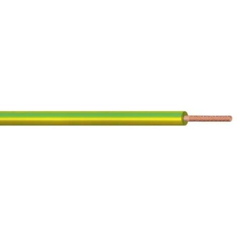 Electraline 13171 Cavo Unipolare FS17, Sezione 1 x 2.5 mm², Giallo/Verde, 10 m