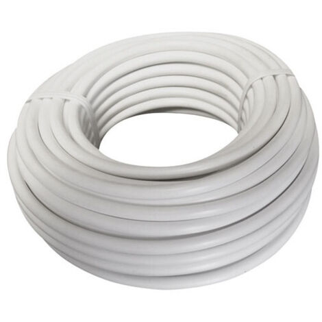 Electraline 20607085J - Matassa di cavo, 10 metri, colore: Bianco