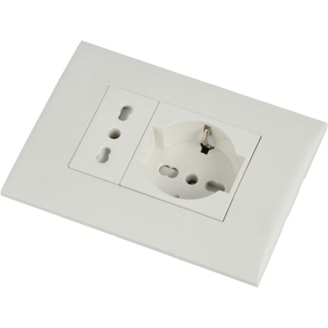 Kit Placca Scatola 504 Premontato IP55, 4 Moduli Presa Schuko - Foto 8