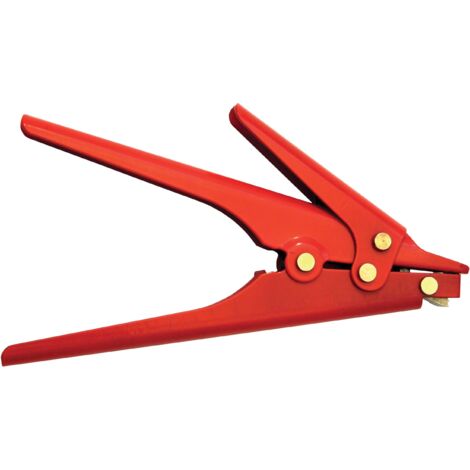 Electraline 500242 Pinza Tira Fascette, Rosso